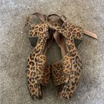 Seychelles  Leopard Cheetah Platform Sandals Photo 2