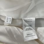 Galvan London Spinal Chain Embellished Blazer in Off White/Silver, NWT, Size 2 White Photo 10