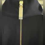 Ted Baker  Navy Blue Torriya Ruffle Accent Mock Neck Shift Short Dress Size 1‎ Photo 5