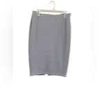 Cato  Size 8 Blue and White Striped Pencil Skirt Photo 1