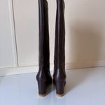 Anthropologie Lola Cruz Alicia Tall Wedge Boots Size EU 41 US 10 New Brown Photo 5