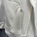 Peter Millar Womens White Zip-Up BMW Performance Logo Hoodie Small Photo 5