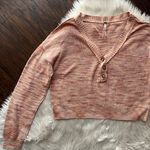 Free People Mercury Heathered Henley Sweater Photo 1
