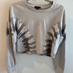Beyond Yoga  Weekend Tie-Dye Boxy Cropped Sweatshirt Medium Photo 0
