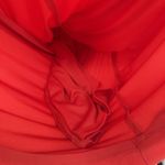 MSK Red Cowl Neck Ruched Formal Dress Rhinestone Size 16 Y2k Photo 7