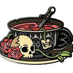 Darkly Bookish Box Nightshade Duology Cabinet of Curiosities Pin Photo 0