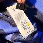 Aerie  NWT Vertical Stripe Button Down Shirt Blue Navy Long Sleeve XL Oversized Photo 5