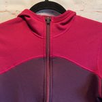 Patagonia XS burgundy zip up hoodie jacket pockets Photo 1