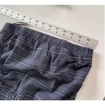 Theory Dress Womens 00 Blue Bramnen Stripe Slit Side Strapless Maxi Cotton Photo 3