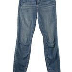 Good American 2 26 Good Legs Raw Step Hem Skinny Jeans In Blue High Rise Stretch Photo 1