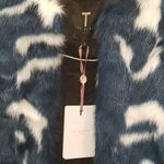 Ted Baker ππ Gensine Faux Fur Jacket Jade Marble Photo 9