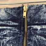 Milky Way Stretch Denim Miniskirt Photo 4