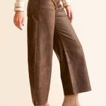 Free People Misha Faux Leather Jeans In Rusty/Brown NWT $128 Photo 3