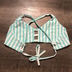 Zaful  bikini top aqua stripe Photo 1