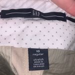 Gap Stretch pin striped khaki wide leg pants Photo 6