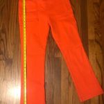 BDG Gelato Cropped Kick Flare Coral Zip-Back Jeans Photo 7