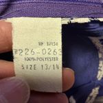 Vtg 70s purple lace dress n jacket set Size 14 Photo 9