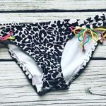 Hobie  Swimwear B&W Animal Printed Bikini Hipster M Photo 0