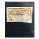 Pendleton Vintage 1980s  Black Virgin Wool Blazer USA Made medium Photo 4