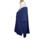 Habitat  Navy Blue 100% Cotton Short Sleeve T-Shirt Top Size Small womens Photo 1