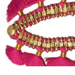 Shiraleah  Anthropologie felicity tassel pink‎ gold Fringe bracelet Photo 1