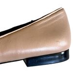 Michael Kors EUC Leather Colorblock Logo Embossed Flats Photo 3