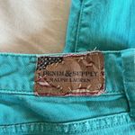 Ralph Lauren  Mid-Rise Straight Ankle Crop Jeans Women's 5-Pocket Style 30 Green Photo 5