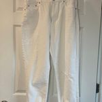Loft NWT  High Rise Slim Pocket Boyfriend Jeans in White Sz 10/30 Photo 13