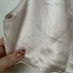 Princess Polly Huxley Champagne Satin Crop Tank 12 Photo 8