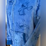 Disney  Lilo & Stitch Sleepwear One Piece Adult Costume Pajamas Plush Hood Sz Med Photo 2