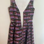 Kate Spade - Florence Broadhurst Carolyn Geometric Dress Midi Cocktail Date Night Photo 5