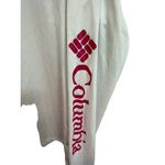 Columbia  Sportswear Womens Fork Stream Long Sleeve White w/ Hot‎ Pink Logo Shirt Photo 1