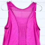 Lululemon  Hot Pink Workout‎ Tank Top Drawstring Athleisure Sleeveless, Small Photo 8