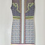 Clover Canyon  women S scuba bodycon sleeveless dress patchwork print neoprene Photo 0