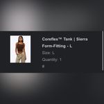 Cuts Clothing NWOT Coreflex ™ Tank | Sierra Form-Fitting - L Photo 3