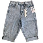 Frayed Denim Shorts 25 High Rise Baggy Shorts Better Than Blue Acid Wash 80s Photo 0