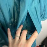 Johnny Was  NWOT Christy Flowy Tie Front Whimsical Embroidered Dress XS Photo 7