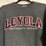 Champion Loyola University Chicago Gray Crewneck Sweatshirt Size Medium Varisty Photo 1
