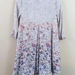 Urban Outfitters Ecote Gray Floral Baby Doll Dress Photo 5