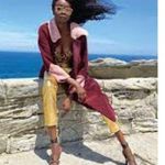 Free People NEW Unreal Fur Furever Chic Two Toned Burgundy Pink Coat Photo 1