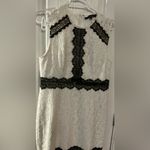 Strut & Bolt Women's White and Black Lace lined dr Dress Sal Photo 7