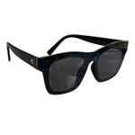 Heatwave Sunglasses Black Marylin Black Lense Square Frame UV400 Photo 6