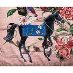 NUWEERIR 100% Silk Floral Horse Scarf Multicolor 51x51" Square NWT Photo 6