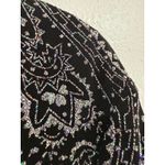 Ronni Nicole 90s Paisley Glitter Square Neck Top Photo 10