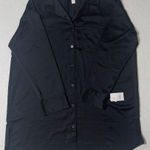 Auden Black Satin Sleep Shirt Size XL Photo 0