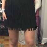 Forever 21 Black Fringe Skirt  Photo 0