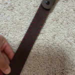 Shyanne  Western Leather Belt Floral Glitter Rhinestone Buckle Brown Photo 2