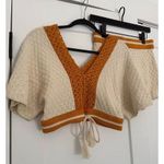 MISA Los Angeles $465 New Misa Crochet Top and Shorts Set - XS Photo 0