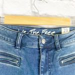 Free People  Blue Jet Skinny Jean With Exposed Zipper Photo 2