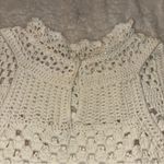 Etcetera NWT  Ivory Crochet Knit Photo 3